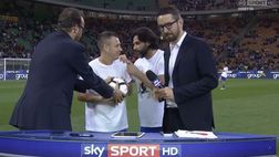 Cassano alla partita di Pirlo: “Mio futuro? Non so. Adani? Menava come un fabbro”