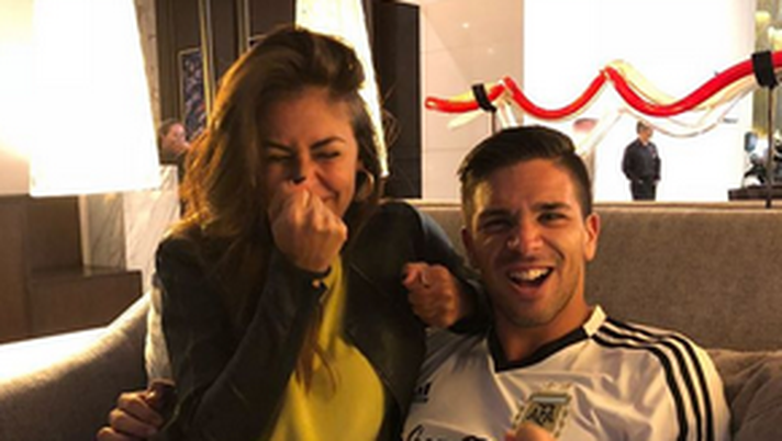 FOTO – Simeone e la sua fidanzata diventano due Simpson 