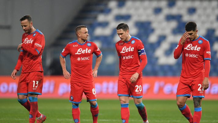 Rrahmani, Lobotka, Zielinski, Di Lorenzo (Photo by Alessandro Sabattini/Getty Images) napoli