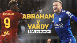 Roma-Leicester è anche Abraham contro Vardy: il confronto | VIDEO