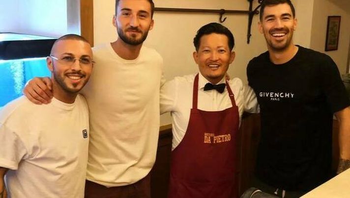 Derby al ristorante: Romagnoli e Cristante sorridono nella Capitale che non ama il volemose bene… - immagine 1