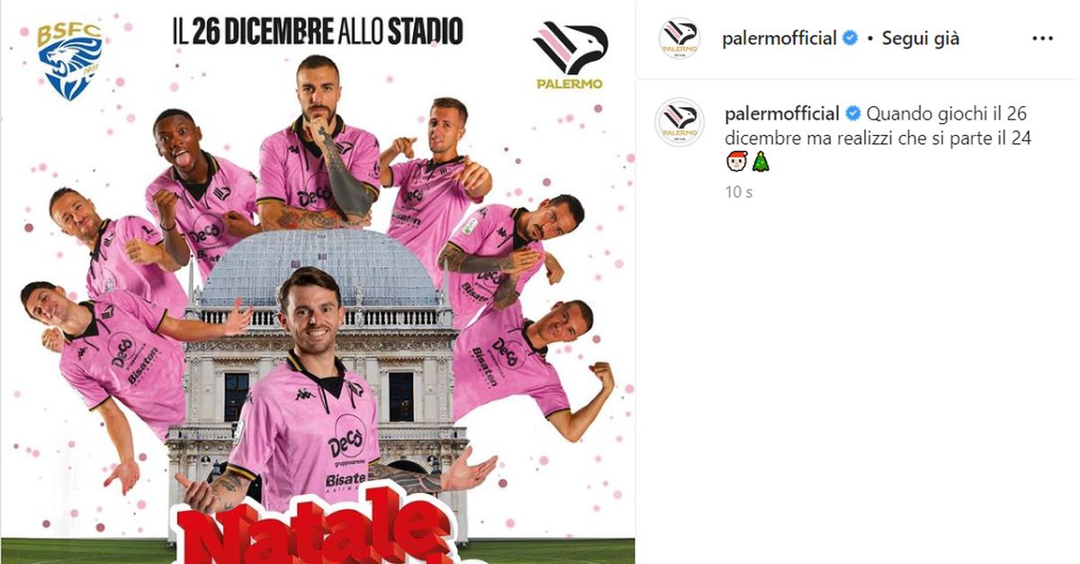 Brescia-Palermo, Il Club Rosanero Sui Social Fa Diventare La Sfida Un ...