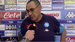 Sarri: “Inter squadra solida e fisica. Handanovic, un fenomeno: gara straordinaria”