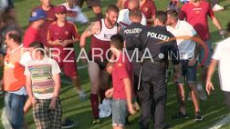 De Rossi denudato dopo Roma-Eltenford – VIDEO