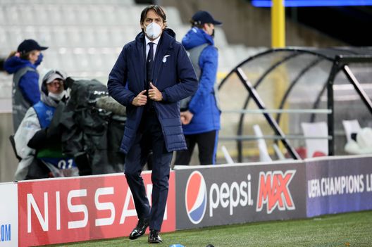 BRUGGE, BELGIUM - OCTOBER 28: SS Lazio head coach Simone Inzaghi before the UEFA Champions League Group F stage match between Club Brugge KV and SS Lazio at Jan Breydel Stadium on October 28, 2020 in Brugge, Belgium. (Photo by Giampiero Sposito/Getty Images) BRUGGE, BELGIUM - OCTOBER 28: SS Lazio head coach Simone Inzaghi before the UEFA Champions League Group F stage match between Club Brugge KV and SS Lazio at Jan Breydel Stadium on October 28, 2020 in Brugge, Belgium. (Photo by Giampiero Sposito/Getty Images)