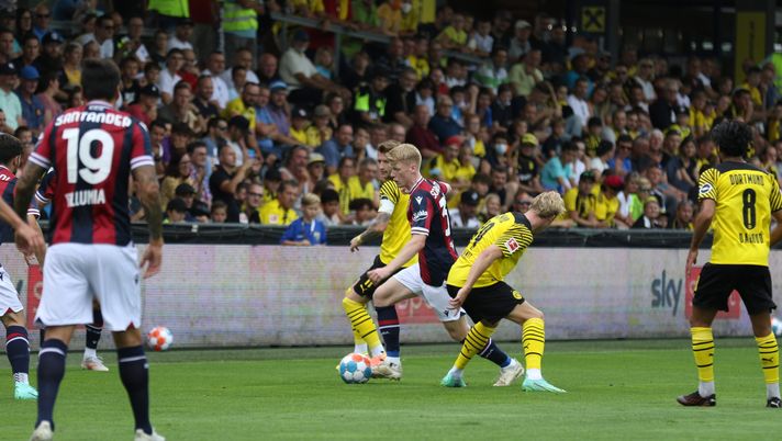 Bologna, guai in mediana: fuori Schouten e Kingsley Bologna, guai in mediana: fuori Schouten e Kingsley