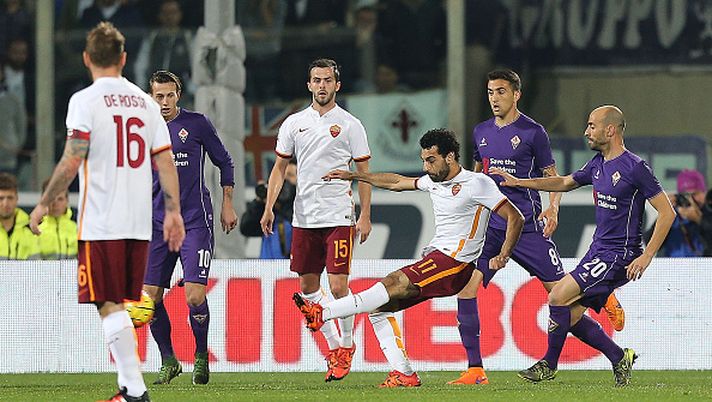 Serie A: Roma cinica e precisa, Salah e Gervinho puniscono subito. Fiorentina k.o., il racconto e le immagini