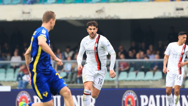Theo Hernández AC Milan Verona-Milan 1-3 Serie A 2023-2024