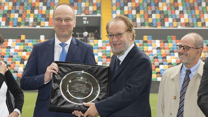 Udine 05 Ottobre 2017 Navracsics visita lo stadio Dacia Arena © Petrussi - Bressanutti Udine 05 Ottobre 2017 Navracsics visita lo stadio Dacia Arena © Petrussi - Bressanutti