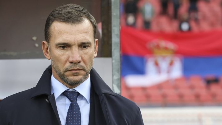 Head coach Andriy Shevchenko of Ukraine Head coach Andriy Shevchenko of Ukraine