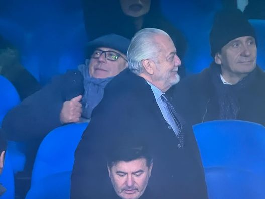 FOTO Al Maradona c’è anche De Laurentiis: l’arrivo del presidente- immagine 2