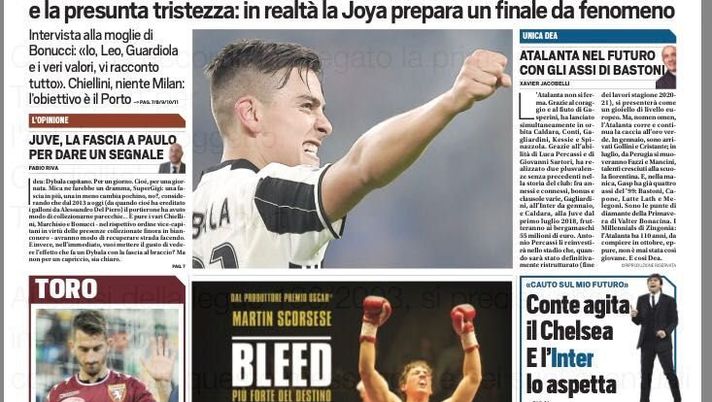Prima Pagina, Tuttosport: “Dybala ringhia. Ramos fa il Ronaldo, Napoli a testa alta”  Prima Pagina, Tuttosport: “Dybala ringhia. Ramos fa il Ronaldo, Napoli a testa alta”