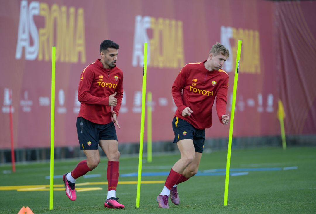 Roma, ultimo allenamento prima del match contro la Cremonese – FOTO GALLERY - immagine 27