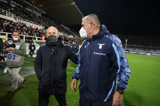 GERMOGLI PH: 5 FEBBRAIO 2022 FIRENZE STADIO ARTEMIO FRANCHI CAMPIONATO SERIE A TIM FIORENTINA VS LAZIO NELLA FOTO ITALIANO E SARRI Grassia: “Avrei voluto vedere Sarri sulla panchina della Fiorentina”- immagine 2