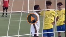 Ronaldo Junior viene provocato: la reazione del figlio di CR7 | VIDEO