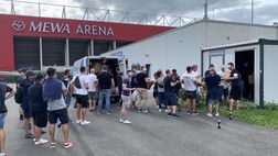A tutto Genoa: aiuti agli alluvionati tedeschi e dagli Usa gioia per il gol di Buksa