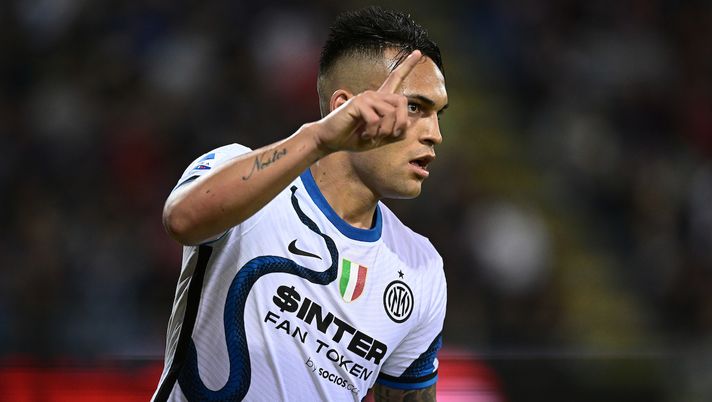 Getty Images Lautaro Martinez festeggia Cagliari Inter