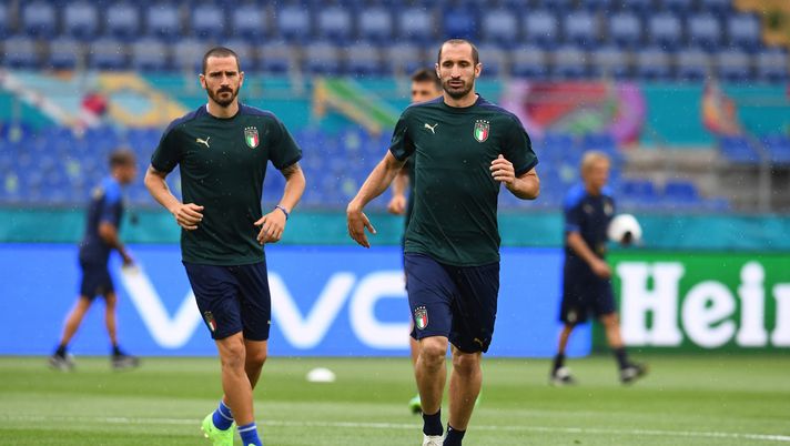 Giorgio Chiellini e Leonardo Bonucci  
