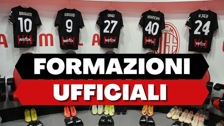 formazioni ufficiali Lazio-Milan Serie A 2022-2023