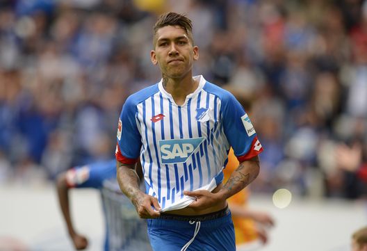  L'attaccante brasiliano Roberto Firmino, qui con la maglia dell'Hoffenheim (credits: GETTY Images) 