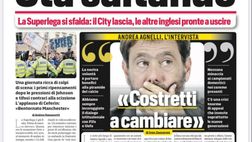 Prima Pagina, Corriere dello Sport: “Sta saltando, la Superlega si sfalda. Conte a testa bassa”