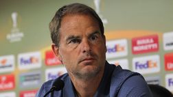 Inter-Cagliari, de Boer domani in conferenza alle 13