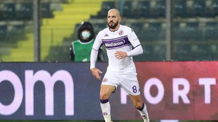 EMPOLI, ITALY - NOVEMBER 27: Riccardo Saponara of ACF Fiorentina in action during the Serie A match between Empoli FC and ACF Fiorentina at Stadio Carlo Castellani on November 27, 2021 in Empoli, Italy. (Photo by Gabriele Maltinti/Getty Images) EMPOLI, ITALY - NOVEMBER 27: Riccardo Saponara of ACF Fiorentina in action during the Serie A match between Empoli FC and ACF Fiorentina at Stadio Carlo Castellani on November 27, 2021 in Empoli, Italy. (Photo by Gabriele Maltinti/Getty Images)