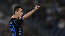 Milik carico con Tonelli in vista del prossimo match