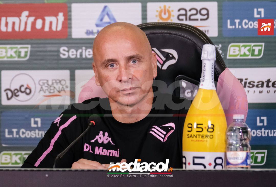 FOTO PALERMO, verso il Cosenza: Mister Eugenio Corini in conferenza stampa (Gallery) - immagine 12
