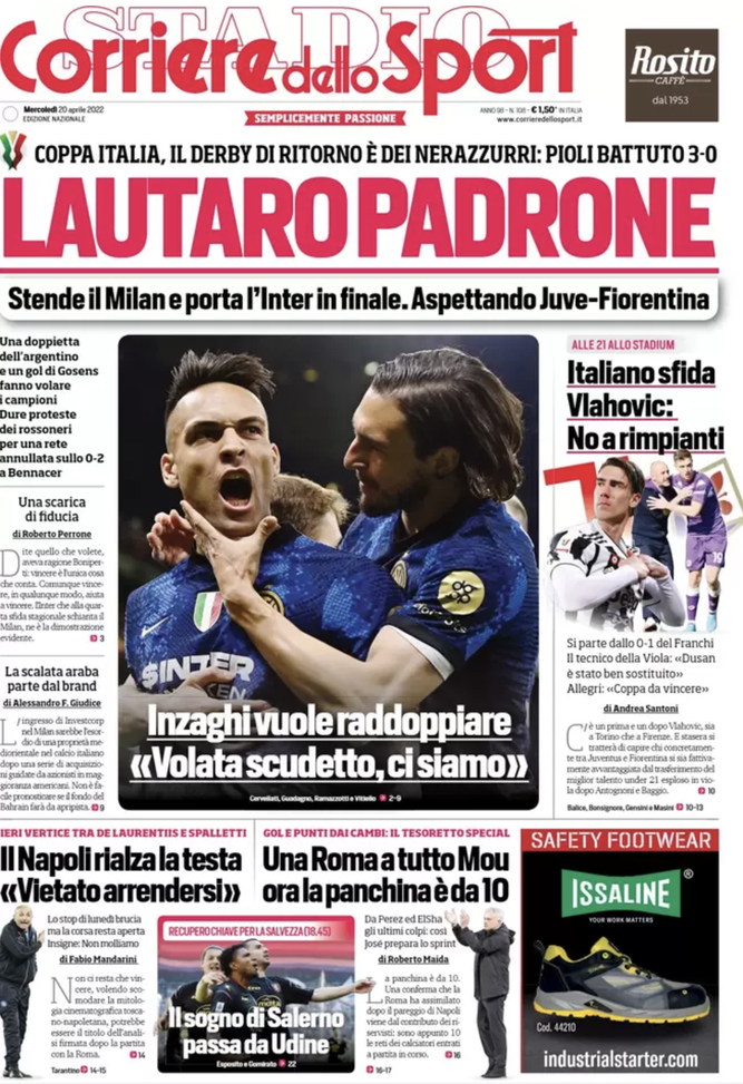 prima pagina