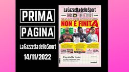 Prima pagina Gazzetta dello Sport: “Non è finita”