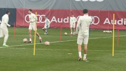 Bayern Monaco in campo per la rifinitura in vista della Lazio – VIDEO