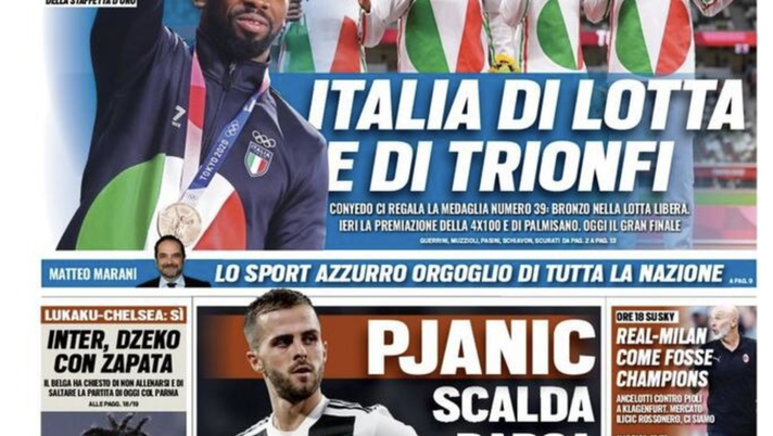 Prima Pagina, Tuttosport: "Pjanic scalda Barcellona ...