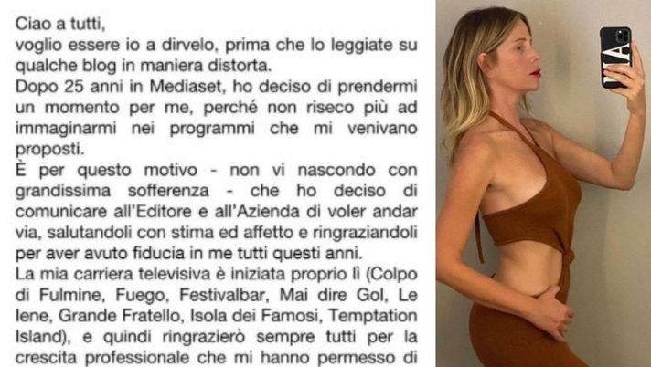 Alessia Marcuzzi lascia Mediaset: “Non mi vedevo più nei programmi proposti” Alessia Marcuzzi lascia Mediaset: “Non mi vedevo più nei programmi proposti”