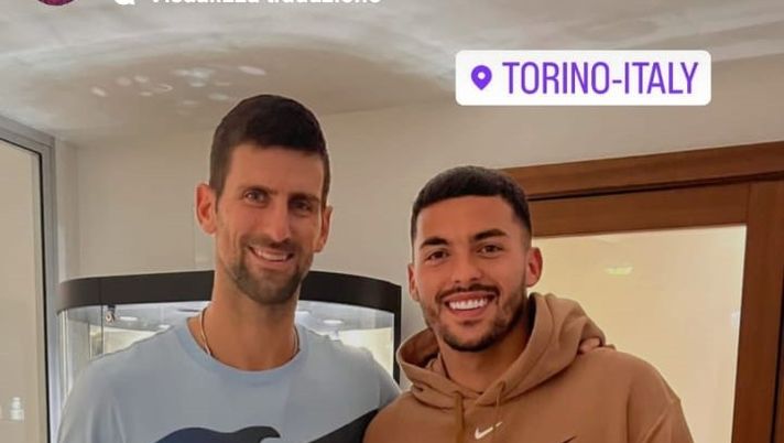 Torino, Radonjic incontra Djokovic: “Il più grande di tutti i tempi” - immagine 1