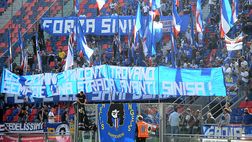 Sampdoria, striscione per Mihajlovic dei tifosi: “Avanti Sinisa!”