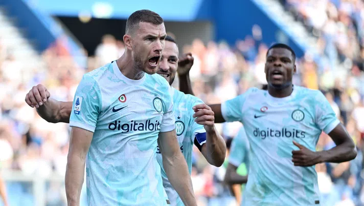 inter sassuolo dzeko