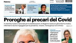 Prima Pagina, Giornale di Sicilia: “La Nazionale sceglie il Barbera per la Macedonia”