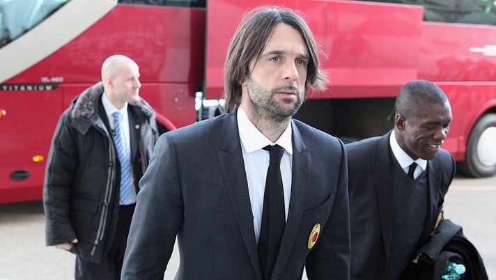 CAGLIARI, ITALY - JANUARY 26: Valerio Fiori of Milan before during the Serie A match between Cagliari Calcio and AC Milan at Stadio Sant'Elia on January 26, 2014 in Cagliari, Italy. (Photo by Enrico Locci/Getty Images) CAGLIARI, ITALY - JANUARY 26: Valerio Fiori of Milan before during the Serie A match between Cagliari Calcio and AC Milan at Stadio Sant'Elia on January 26, 2014 in Cagliari, Italy. (Photo by Enrico Locci/Getty Images)
