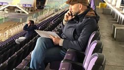 FOTO VN – Al Franchi c’è il diesse del Bologna Di Vaio. Sul taccuino…