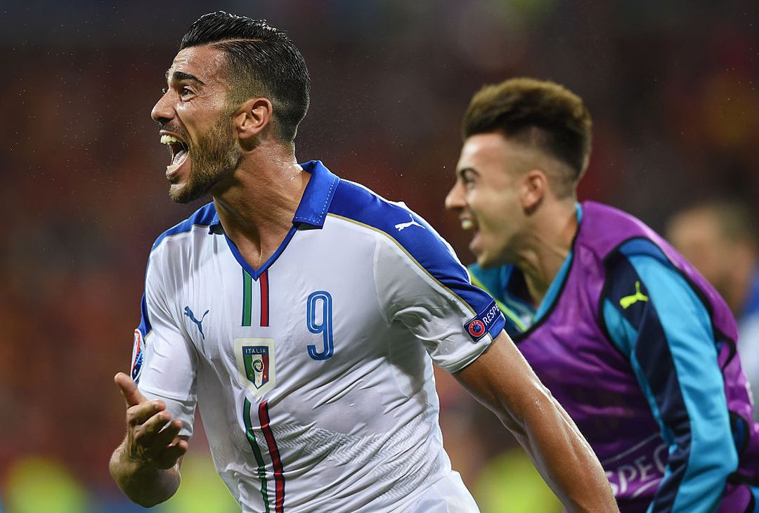  during the UEFA EURO 2016 Group E match between Belgium and Italy at Stade des Lumieres on June 13, 2016 in Lyon, France. 