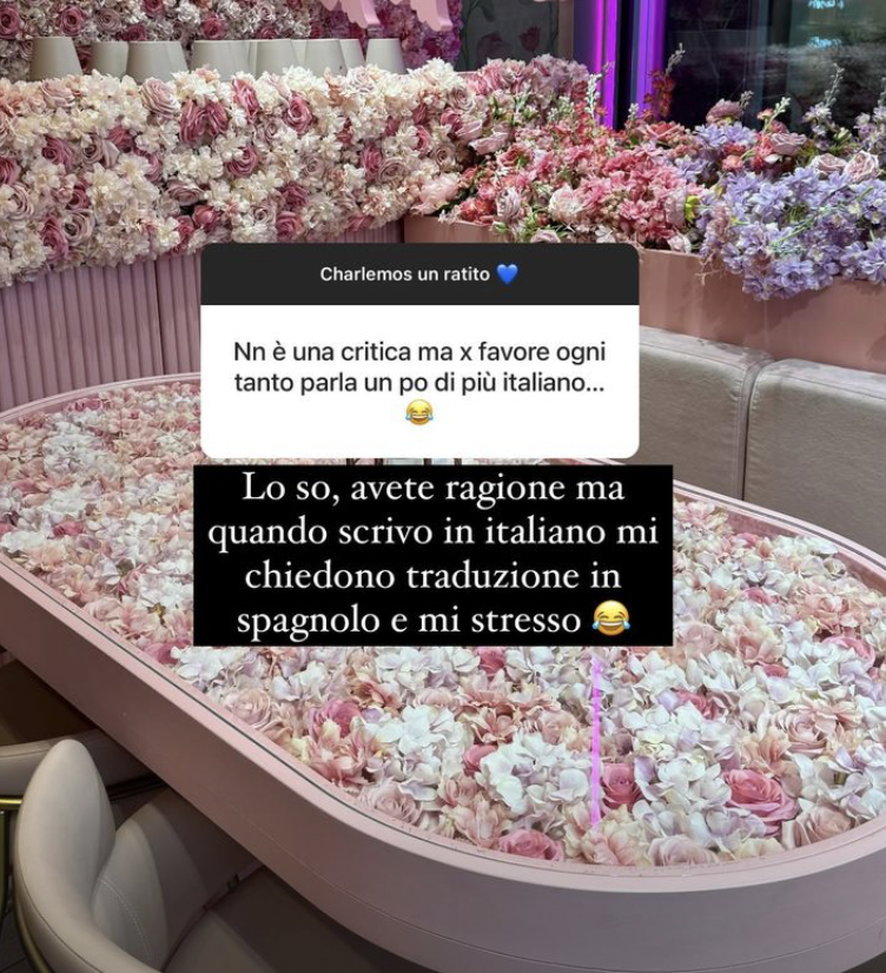 Un fan ad Agustina Gandolfo: “Parla più italiano”. Lei: “Hai ragione ma…”- immagine 2