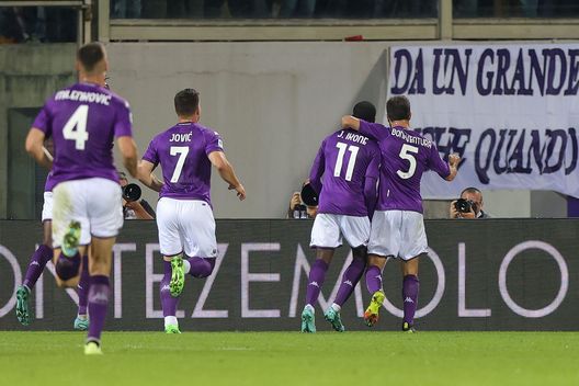 FLORENCE, ITALY - OCTOBER 22: Jonathan Ikoné Nanitamo of ACF Fiorentina celebrates after scoring a goal during the Serie A match between ACF Fiorentina and FC Internazionale at Stadio Artemio Franchi on October 22, 2022 in Florence, Italy. (Photo by Gabriele Maltinti/Getty Images) Conference, questione di mentalità: con i turchi serve l’impresa- immagine 2