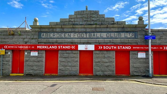 Lo stadio dell'Aberdeen... Lo stadio dell'Aberdeen...
