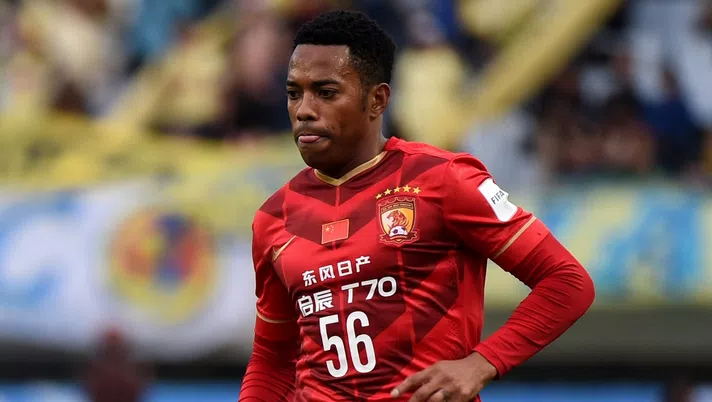 Robinho, qui con la maglia del Guangzhou Evergrande (credits: GETTY Images)