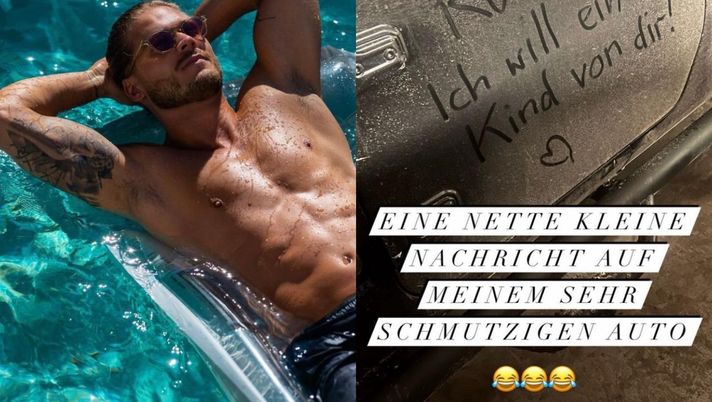 Ex calciatore più sexy assediato dalle ammiratrici sotto casa, il messaggio sulla sua auto - immagine 1