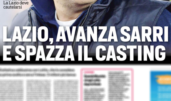 Il titolo nelle pagine interne del Corriere dello Sport Il titolo nelle pagine interne del Corriere dello Sport