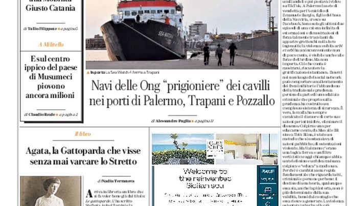 Prima Pagina, La Repubblica-Palermo: &#8220;Lotta Covid, 77 giorni per uscire dal tunnel&#8221; 