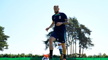 COMO, ITALY - JULY 15: Milan Skriniar of FC Internazionale in action during the FC Internazionale training session at the club's training ground Suning Training Center on July 15, 2022 in Como, Italy. (Photo by Mattia Ozbot - Inter/Inter via Getty Images)
