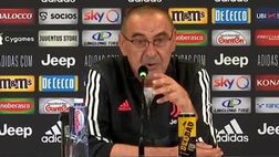 Juventus-Lione, Sarri: “Qui si punta sempre a vincere, trionfare in A non era semplice. CR7 e Dybala? Rispondo così”